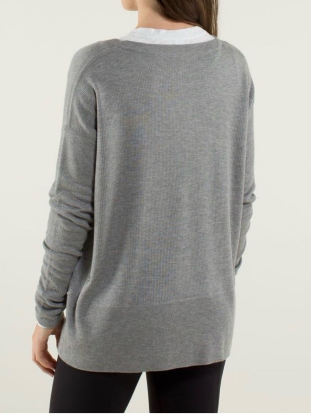 Lululemon Grey pure balance Sweater size large